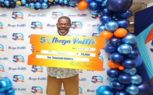 SKNVibes | Lucky Couple wins $10,000 in the first TDC 50K Mega Raffle Draw